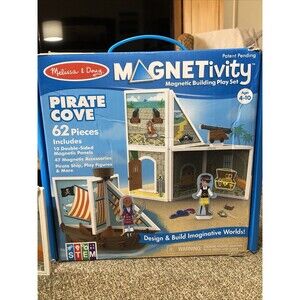 Magnet play set Melissa And Doug Magnetivity Pirate Cove STEM Learning **Read